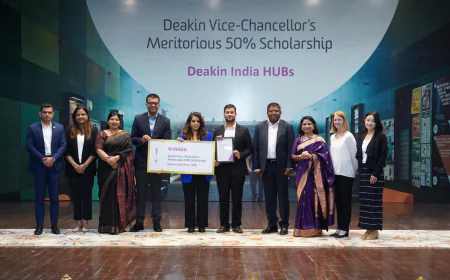 Chitkara University Students Win Deakin University's 50% Vice-Chancellor's Scholarships for Global Study Pathway
