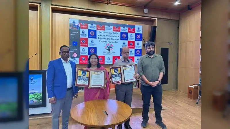 Cheistha Kochhar Foundation and Jindal Institute of Behavioural Sciences Sign MoU to Advance Behavioural Science-led Social Impact