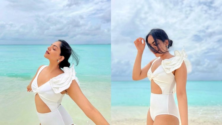 Indian Actress Ahaana Krishna Spotted Vacationing at Hideaway Beach Resort & Spa