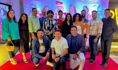 Team Vickida No Varghodo in Mumbai for film Promotions