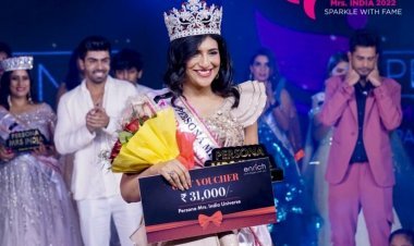 Persona mrs india universe 2022- Hema Niranjan interact with media