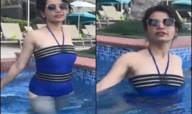 Rita Reporter Of Taarak Mehta's Show Set Fire To Water With Her Glamor, Such A Video Of The Actress Surfaced