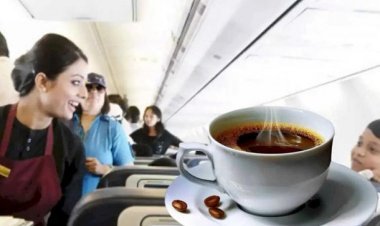 Because Of This, Air Hostess Crew Do Not Drink Water-coffee In Air Travel
