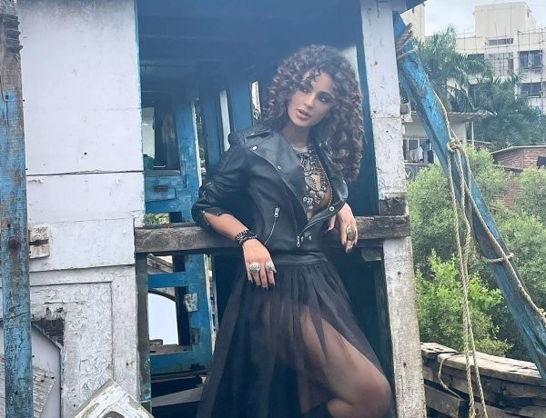 Seerat Kapoor shoots at a rusty location, risking her life. Check out the pictures now