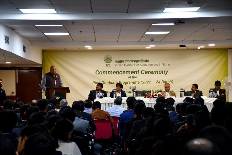 IIM Shillong hosted the Commencement Ceremony
