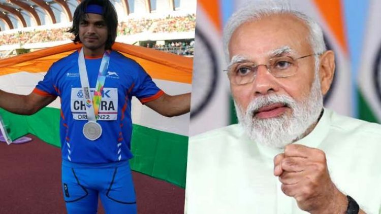 PM congratulates Neeraj Chopra on winning Silver Medal at World Championships in Men's Javelin