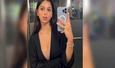 This Photo Of Suhana Khan In A Black Dress Will Rob Your Heart, Seen In A Glamorous Style