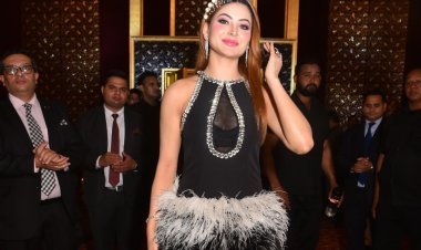 Actress Urvashi Rautela came to Jaipur for the opening ceremony of  royal banquet Swarna Mahal