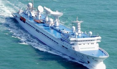 Indian Navy's eye on the movement of the Chinese spy ship Yuan Wang 5