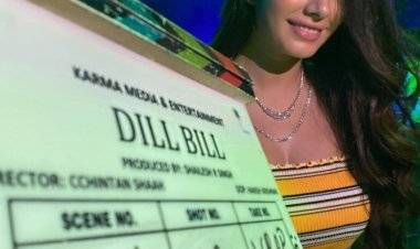 And it's a warp!! for actress Warina Hussain's upcoming project, "Dill Bill"