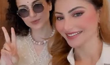 Urvashi Rautela and Kangana Ranaut, off to a special secret location, shares this update