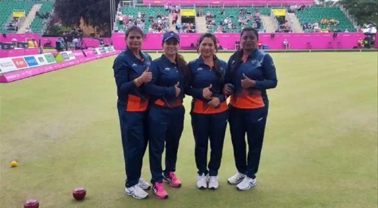 India's lawn bowls team reached the final for the first time in the history