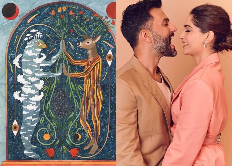 Sonam Kapoor dedicated the beautiful art to the baby boy