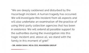 Prohibition on hiring outsourced recovery agent of Mahindra Finance