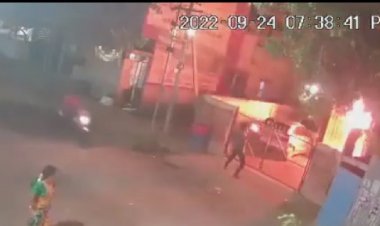 Attack on RSS member's house in Tamil Nadu: 3 accused absconding by throwing petrol bombs