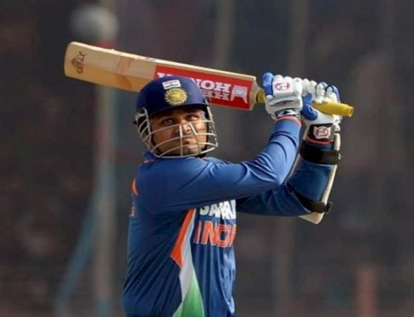 Sehwag Started The Practice To Blast With The Bat On The Field