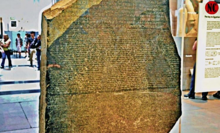 Egypt asked for the stone telling the secret of the mummy