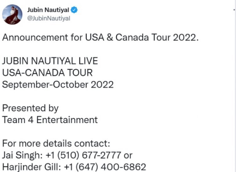 Organizer sold Jubin's show to Khalistan supporter
