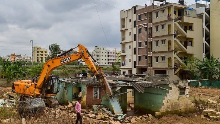Action on encroachment after floods in Bangalore: Big companies like Wipro, Prestige in the list of 700 spots