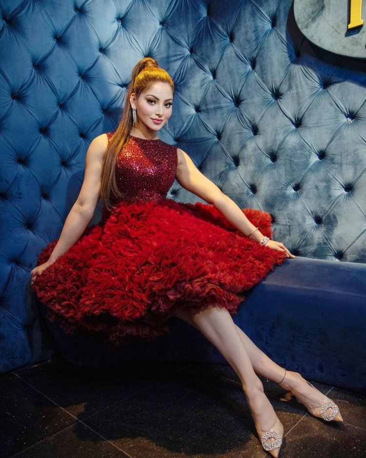 Urvashi Rautela’s 60 Lakh Rs Rose Red Dress Brings The Web World To A Standstill