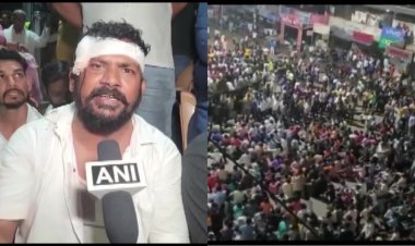Protest Over Attack On MLA Anand Patel In Gujarat's Navsari District