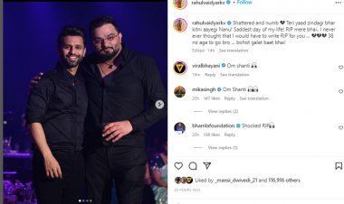 Rahul Vaidya's friend passed away: Singer shared an emotional note