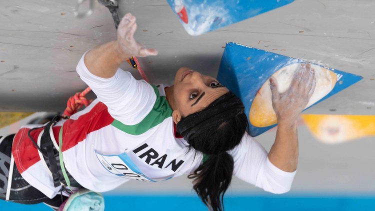 Iranian Athlete Elnaz Missing: Participated in Rock Climbing Championship without Hijab