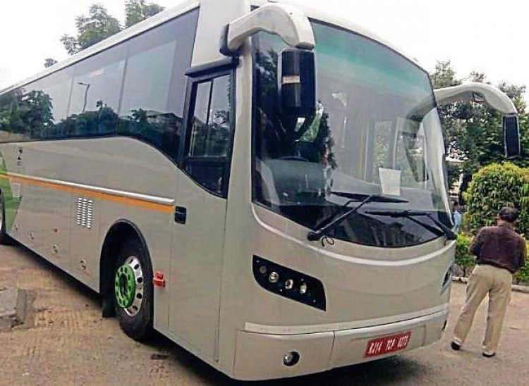 Jaipur-Delhi luxury travel become cheaper: Rajasthan Roadways reduced the fare of Volvo buses by Rs 150