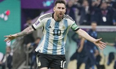 Football World Cup: Argentina won by Messi's goal: beat Mexico 2-0