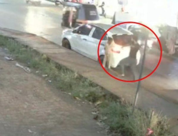 Driver came out and kicked 6-year-old innocent for taking help of car