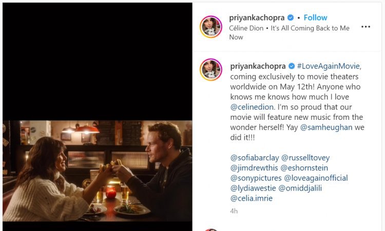 Priyanka's film Love Again first look out; Releasing on May 12