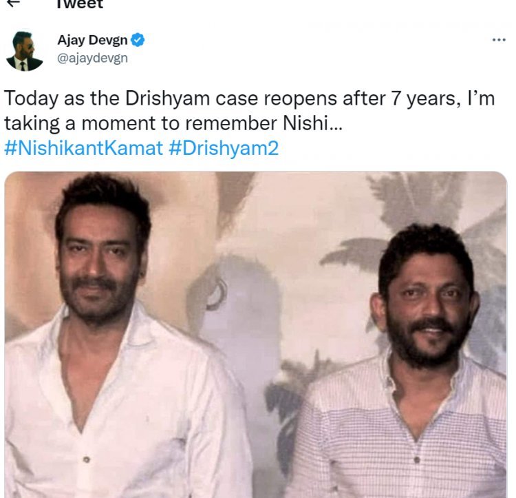 Ajay Devgan became emotional on the release of Drishyam 2