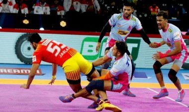 Pro Kabaddi League: Jaipur Pink Panthers Crush Bengaluru Bulls
