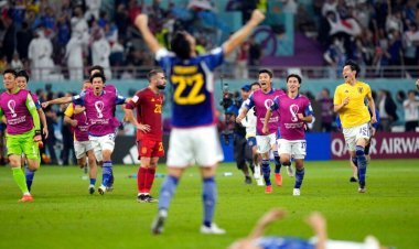 Japan upset and Germany out: Japan beat Spain 2-1