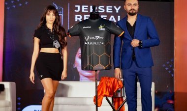 Nora Fatehi unveils Sneh Binny’s Delhi Binny’s Brigade team jersey