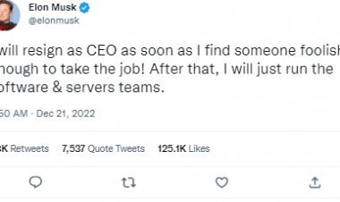 Resign Musk: Musk said - find a fool to handle this work, I will resign