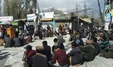 Protest against Pakistani army in Gilgit-Baltistan