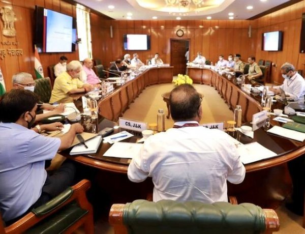 High level meeting on the security of Jammu and Kashmir