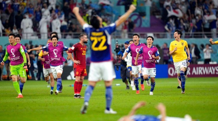 Japan upset and Germany out: Japan beat Spain 2-1