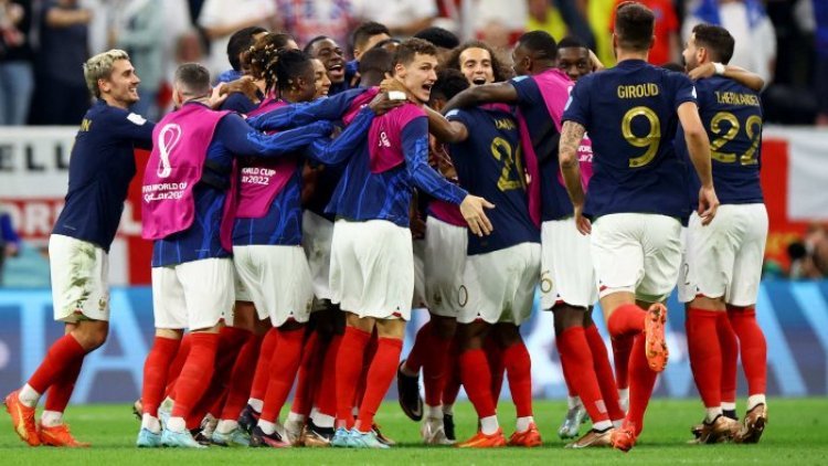 France reached the semi-finals, beat England 2-1 in the quarter-finals