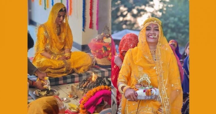 Pooja Singh became 'Meera' in Govindgarh, Jaipur, got married with Thakurji