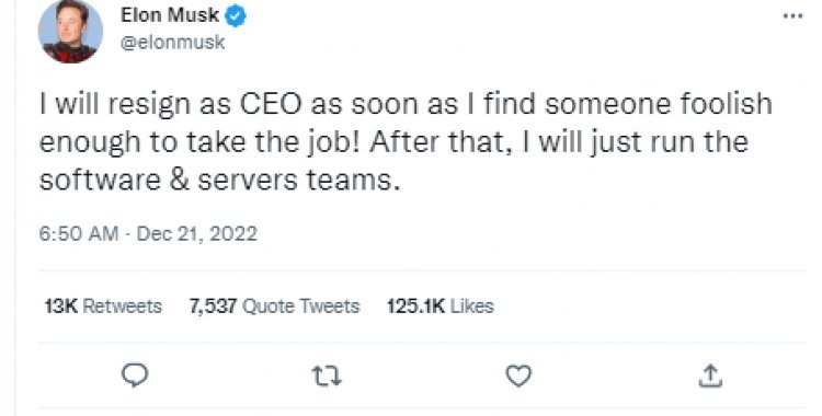 Resign Musk: Musk said - find a fool to handle this work, I will resign