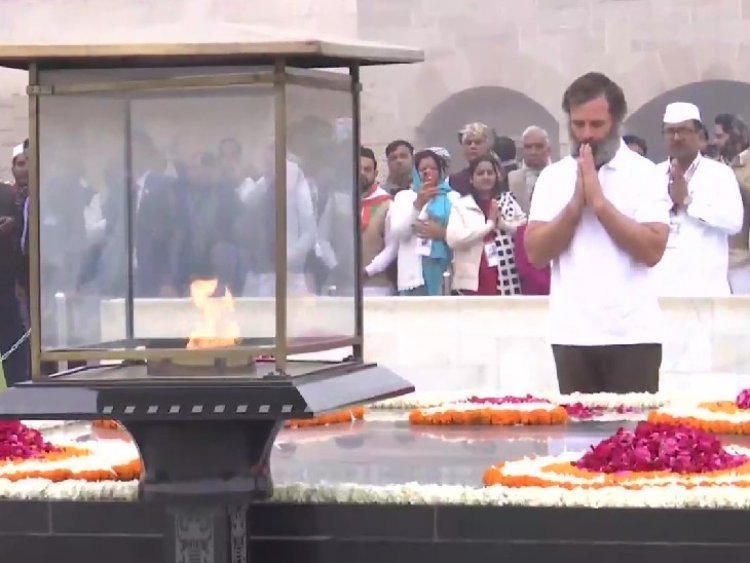 Rahul reached Atal Samadhi, paid tribute to former PM: BJP bid – remove Pandhi from the party