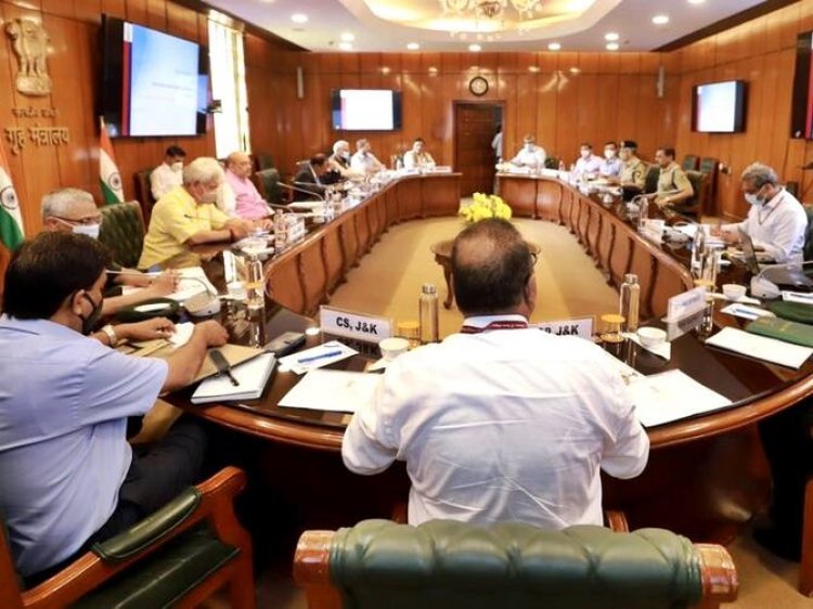 High level meeting on the security of Jammu and Kashmir