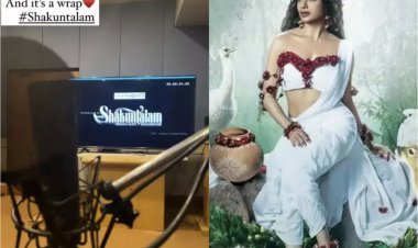 Samantha Ruth Prabhu started dubbing for the film Shakuntalam