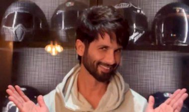 Shahid Kapoor showed his helmet collection