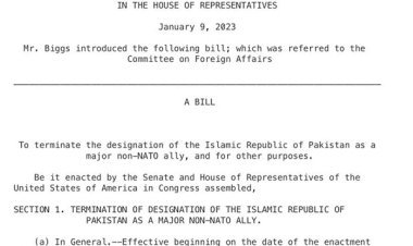America will teach a lesson to Pakistan with the new bill
