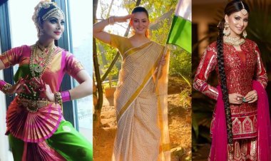 Republic Day 2023: Urvashi Rautela's three inspirational outfits where the actress proudly represents the Indian culture
