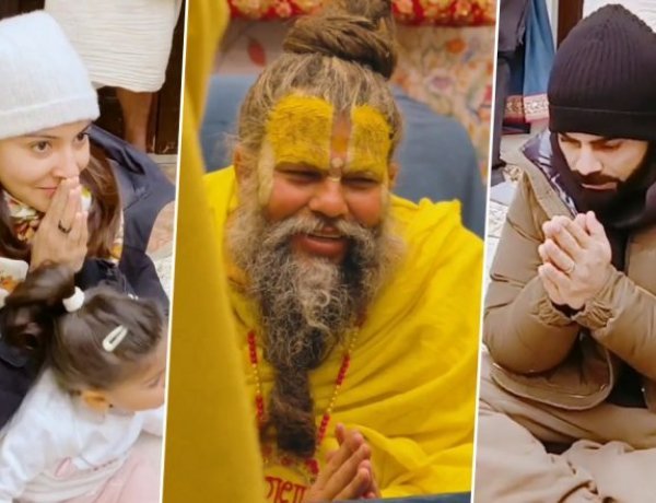 Anushka-Virat reached Vrindavan with daughter