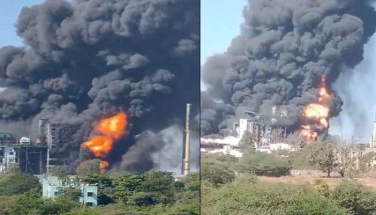Senior officials are currently assessing the situation while fire tenders were hurriedly dispatched to the scene